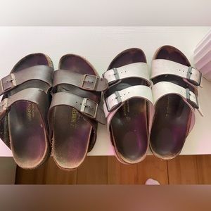 Two Pairs of Worn Birks